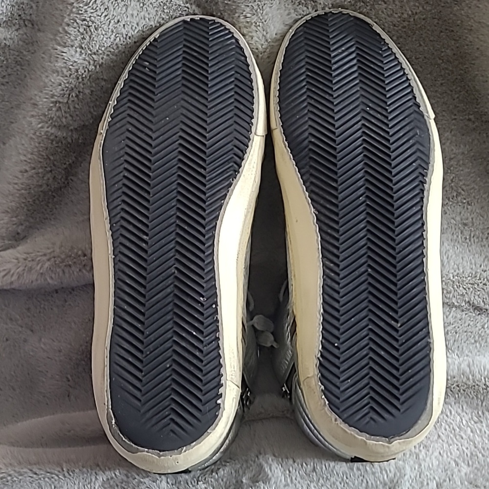 Golden Goose Slide Archive Silver Red Star Mens 12 / 45 - Picture 3 of 11